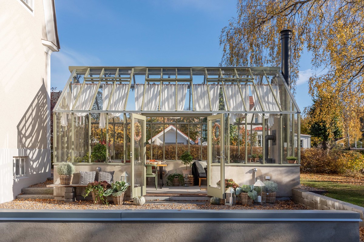 Garden Room Träväxthus 13.8 m²