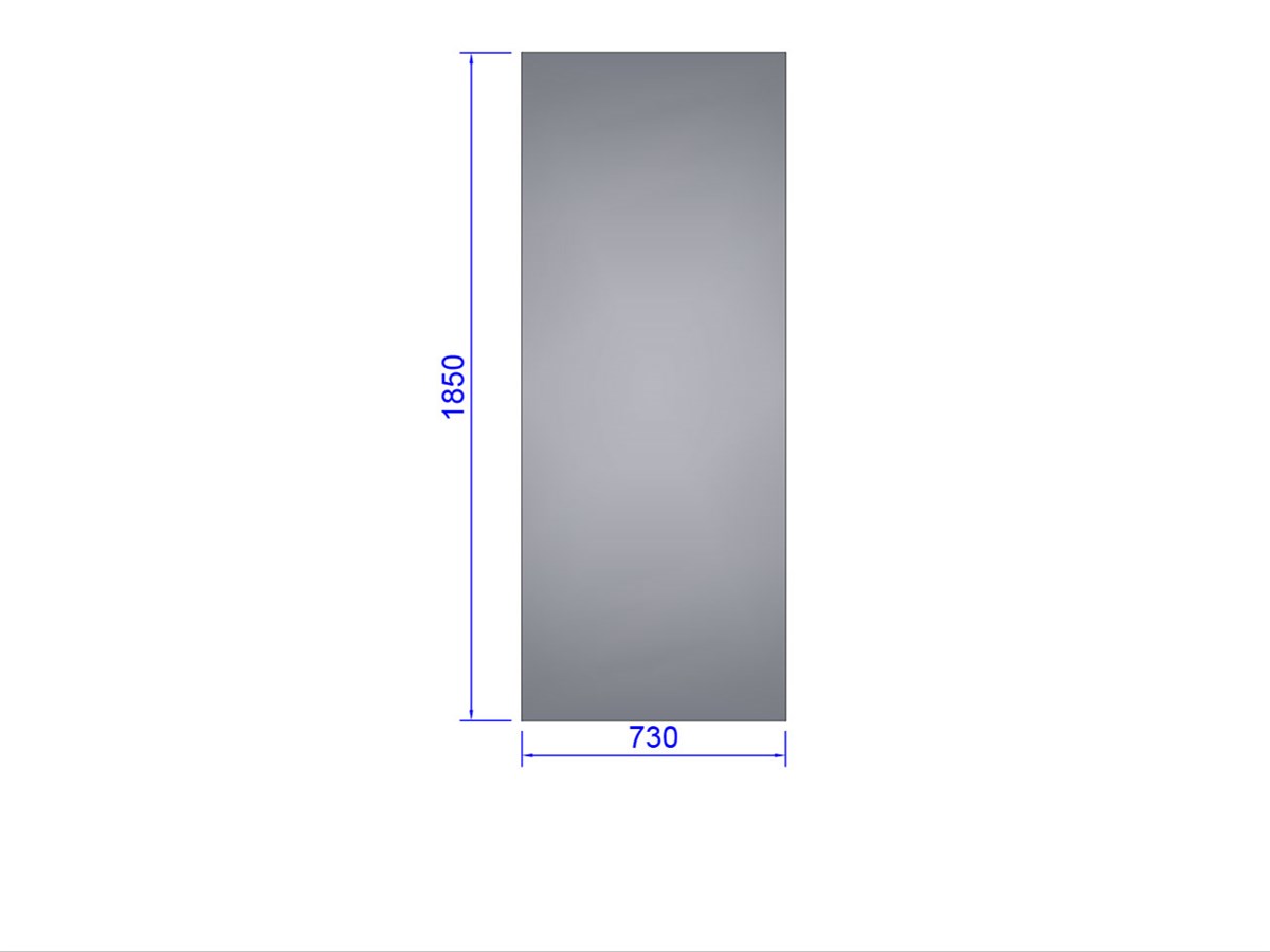 Sidoglas, härdat 4 mm Euro-Serre