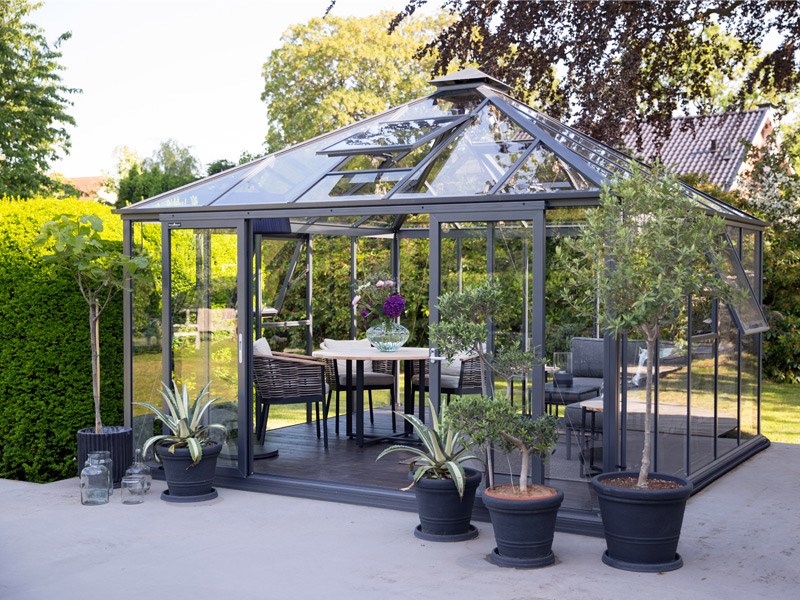 Green Room Square växthus 15.5 m²