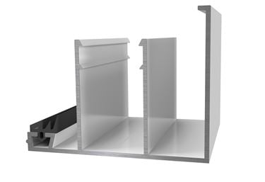 Detaljbild på kantprofil