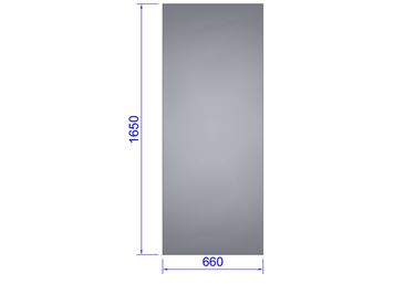 Produktbild på sidoglas till maxi mur