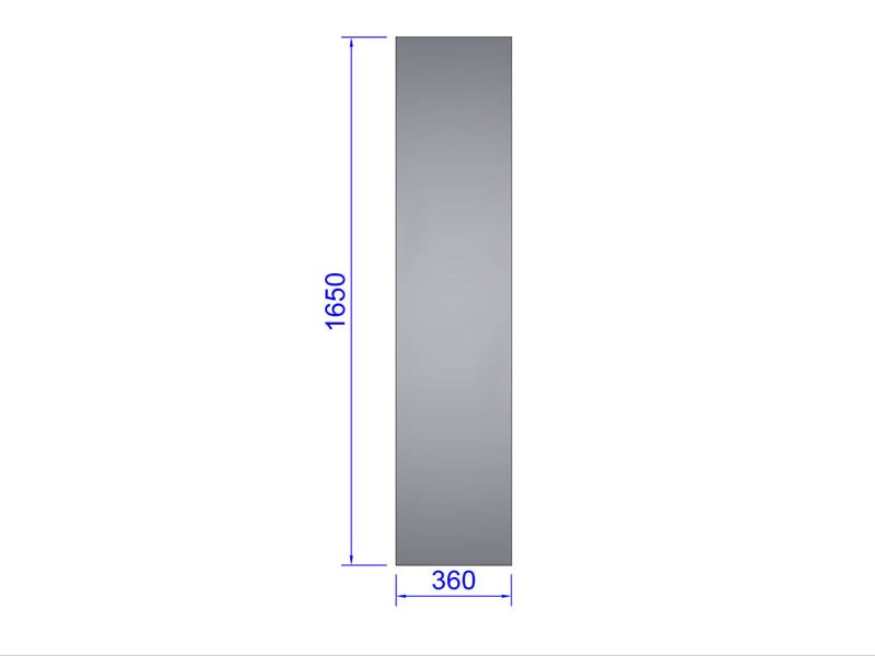 Sidoglas Gothic 43 cm mur
