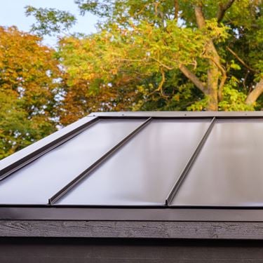 Exempelbild: Plåttak bandtäckt isolerat