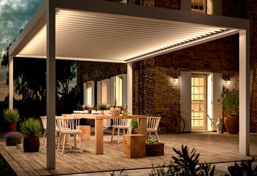 Fristående pergola i aluminium från Willab Garden