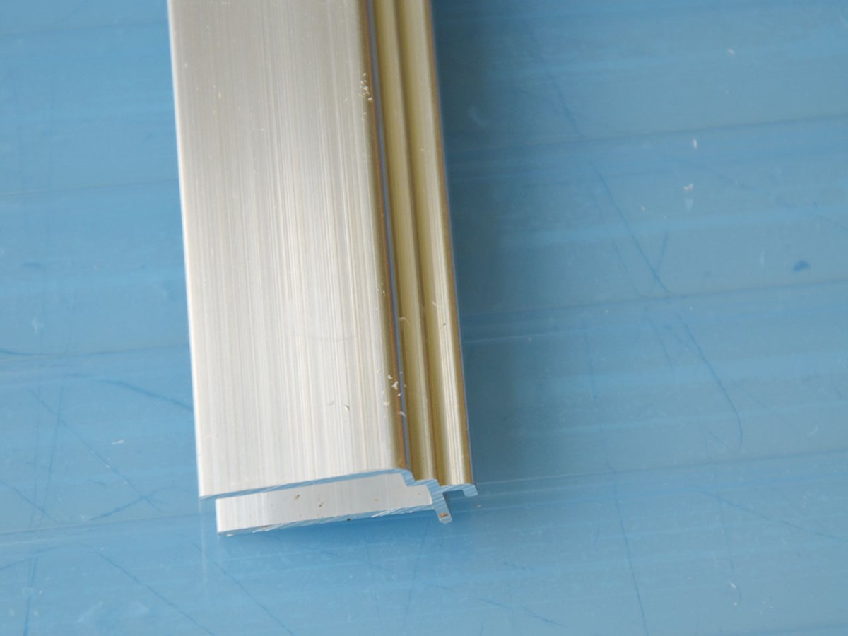 U-List alu till 8 mm kanalplast i tak (Euro Serre)