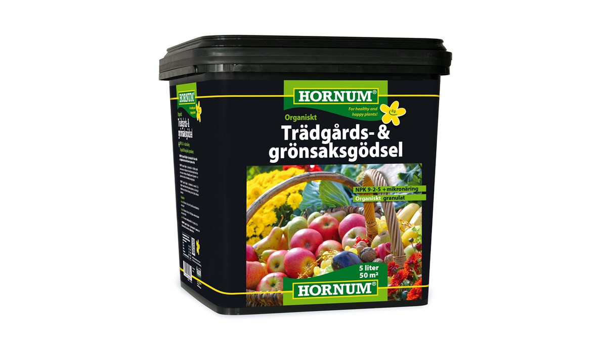 Hornum Organiskt Grönsaksgödsel 5 l.