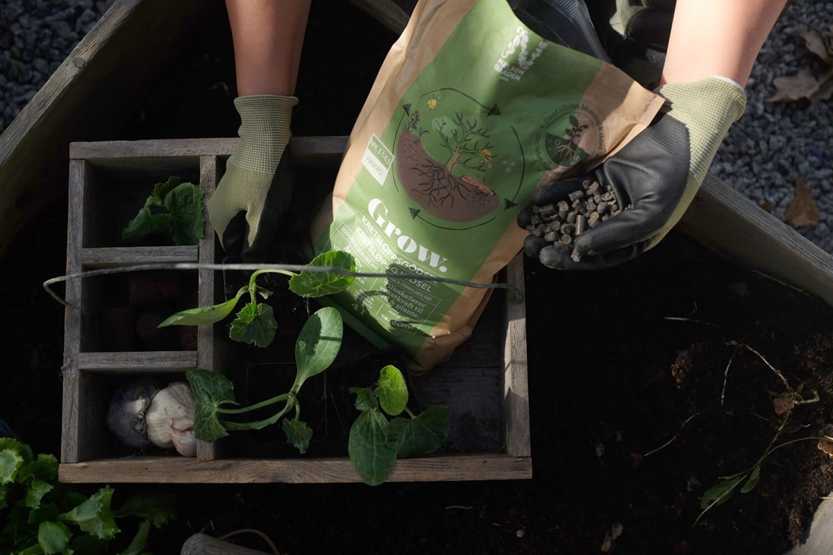 GROW Kretsloppsgödsel 3 kg, 4 liter