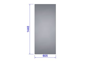 Produktbild på glas till dubbeldörr