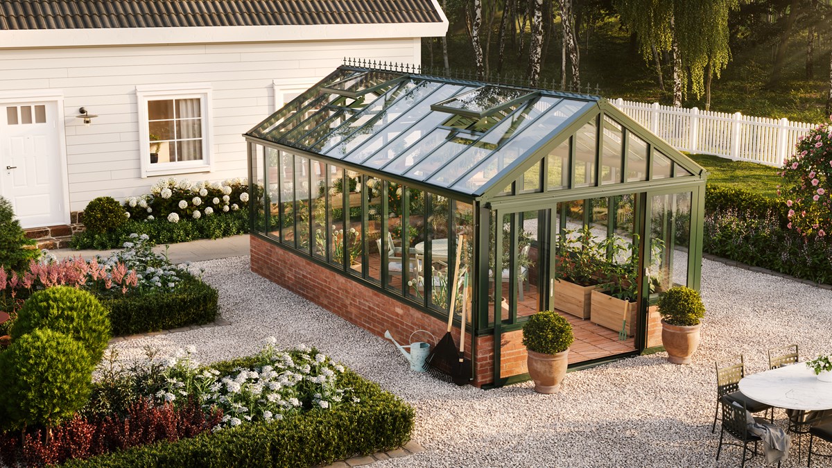 Green Room Season Elegant växthus 10.3 m²