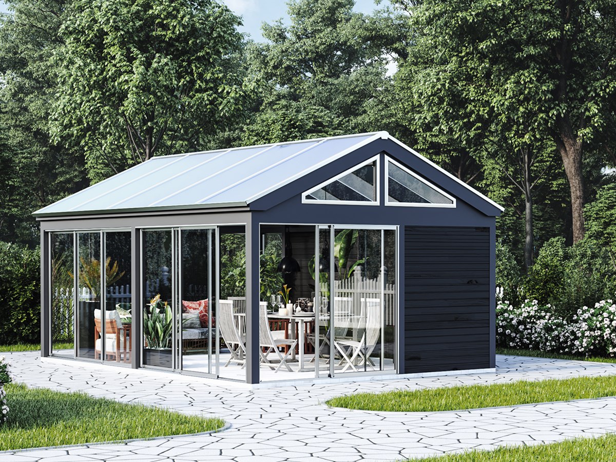 Uterum Fristående Sadeltak 25 m²