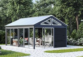 Fristående sadeltak 20 m²