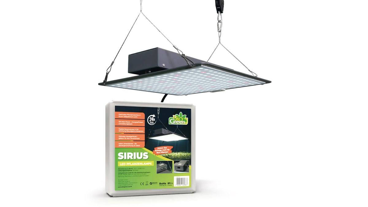 Odlingsbelysning Sirius 120 W
