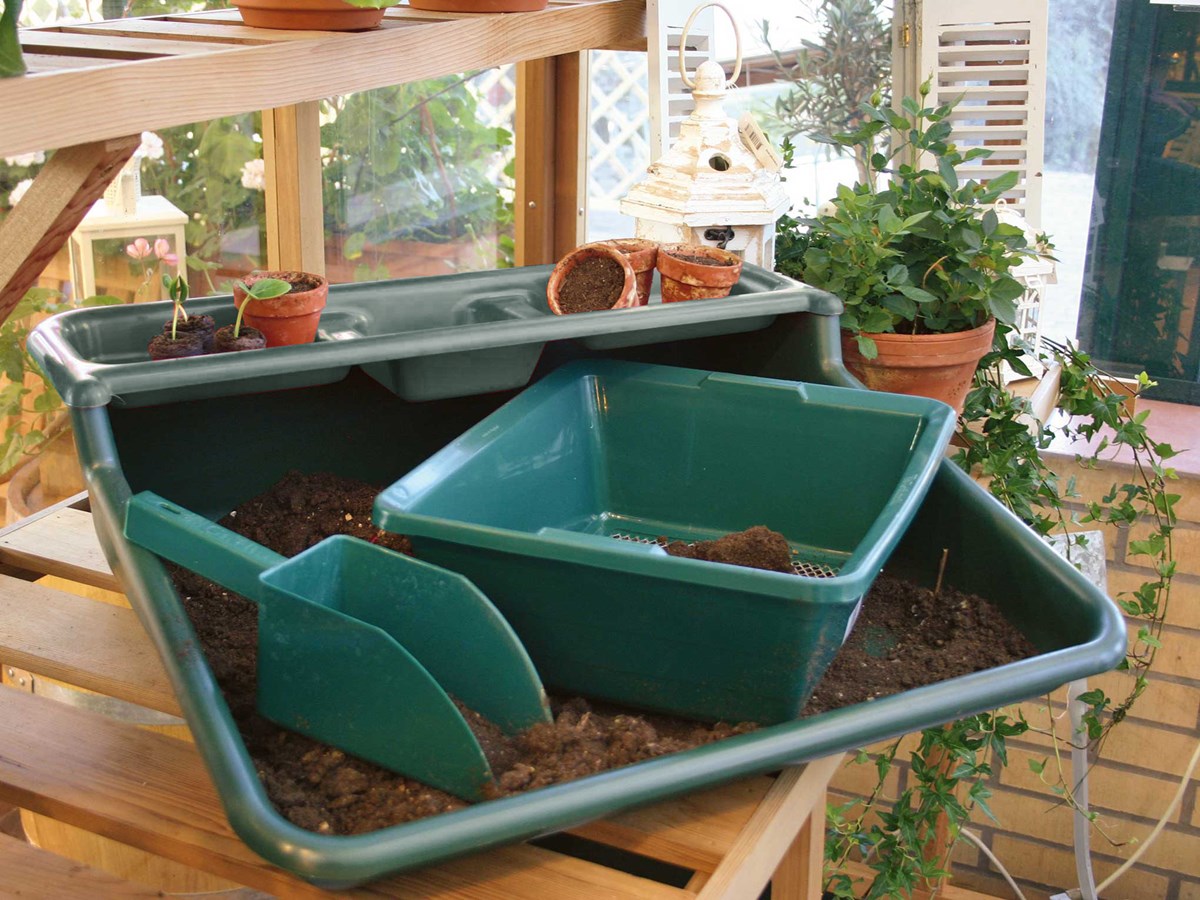 Planteringsbricka med tillbehör