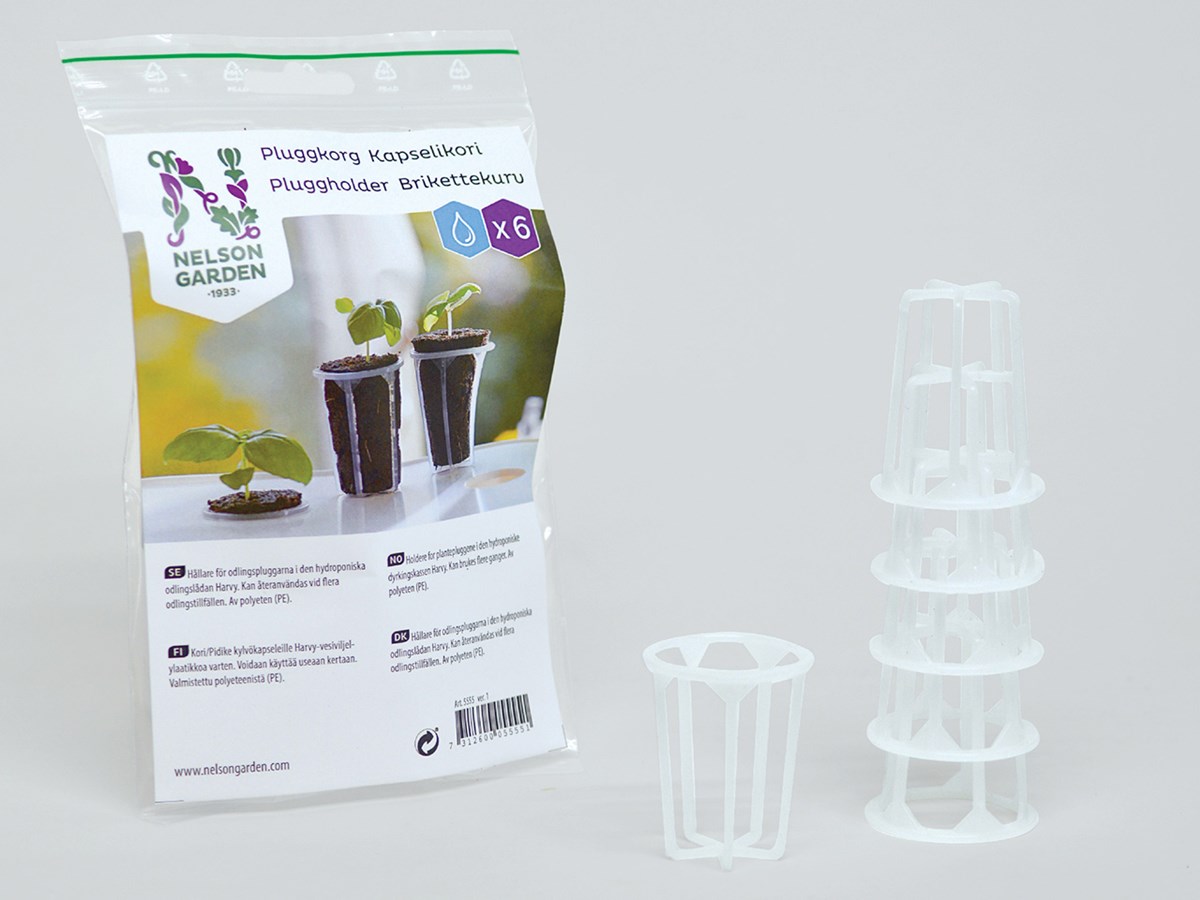 Pluggkorg för hydroponisk odling 6-pack